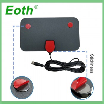 digital Indoor TV Antenna DTV Antena HDTV Antennas Free TV Fox Aerial DVB-T DVB-T2 Surf HD Radius VHF UHF Signal Receiver