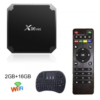 X96 mini Android TV BOX 7.1 OS Smart TV Box 2GB 16GB Amlogic S905W Quad Core 2.4GHz WiFi IPTV Set top box 1GB 8GB X96mini