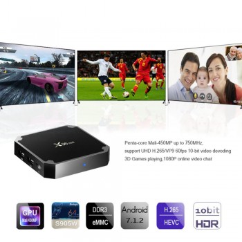 X96 mini Android TV BOX 7.1 OS Smart TV Box 2GB 16GB Amlogic S905W Quad Core 2.4GHz WiFi IPTV Set top box 1GB 8GB X96mini