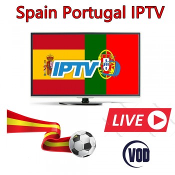 12 months Spain Portugal IPTV subscription 300+HD LIVETV for Spain Portuga IPTV include eleven sports for enigma2 M3U smart tv