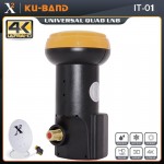 STAR COM Universal LNB For Satellite TV Receiver HD Digital Waterproof 01dB Noise KU BAND LNB  LNBF