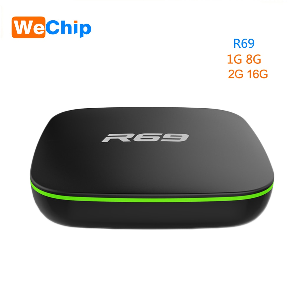 Mini R69 Android 7.1 Smart TV Box 1GB 8GB Allwinner H3 Quad-Core 2.4G Wifi Set Top Box 1080P HD Support 3D movie Suppot IPTV Box