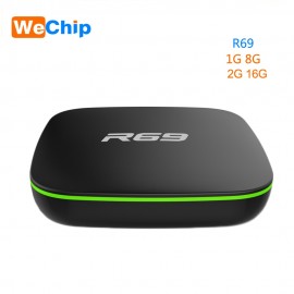 Mini R69 Android 7.1 Smart TV Box 1GB 8GB Allwinner H3 Quad-Core 2.4G Wifi Set Top Box 1080P HD Support 3D movie Suppot IPTV Box
