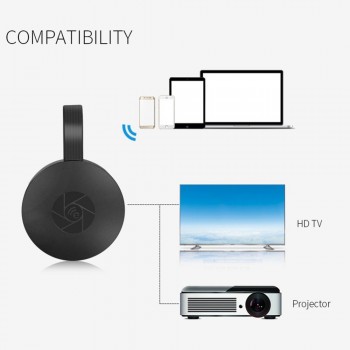 For Google Chromecast 2/3/2018 Android Netflix YouTube Cromecast Miracast WiFi HDMI Dongle Receiver Mirascreen G2 Media Streamer