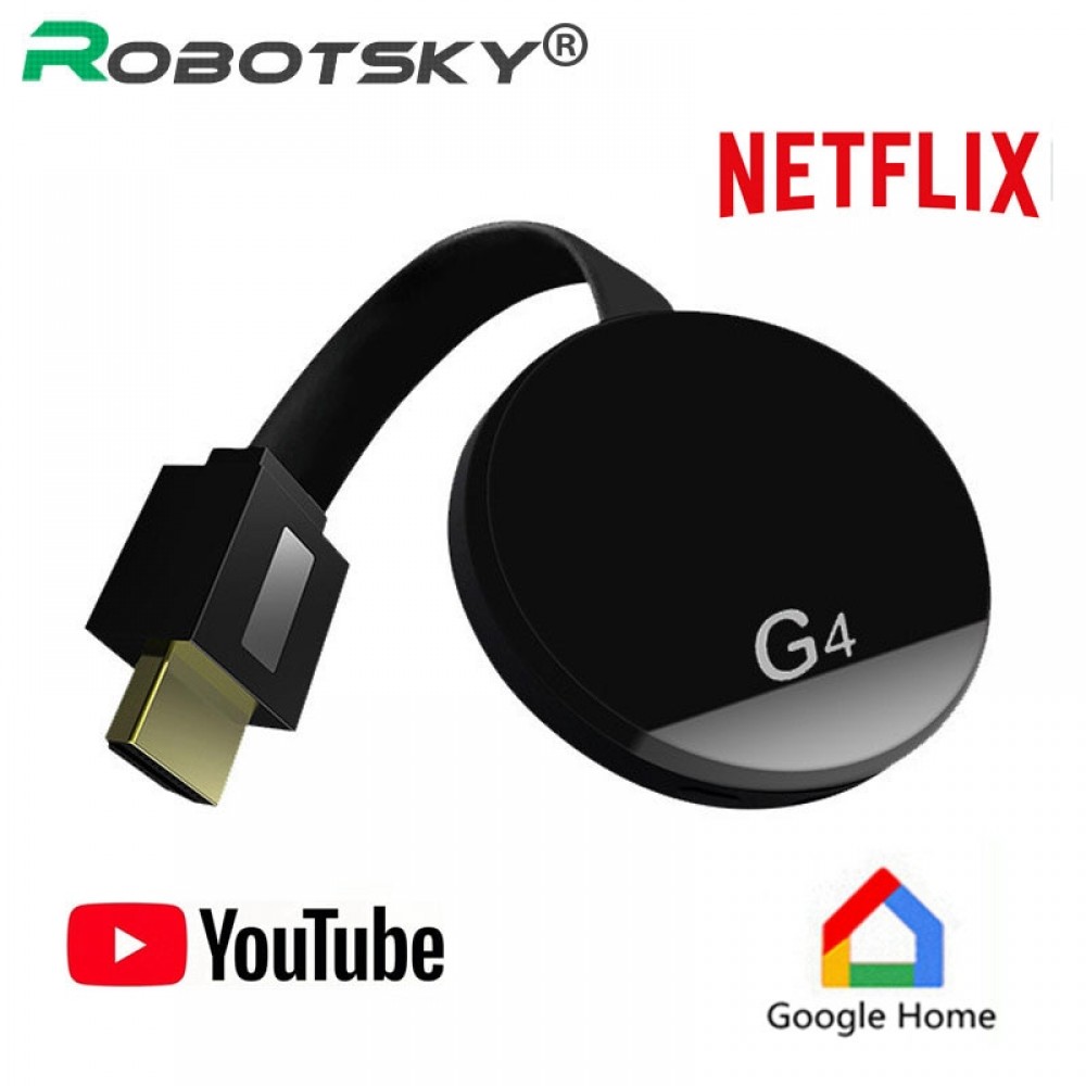 G4 Wireless TV Stick HDMI Display Wifi Receiver Dongle Adapter For iPhone X 8 7 6 IOS Andriod for Google Chromecast 2