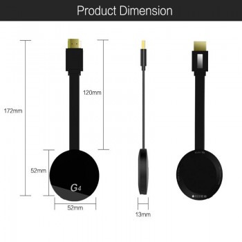 G4 Wireless TV Stick HDMI Display Wifi Receiver Dongle Adapter For iPhone X 8 7 6 IOS Andriod for Google Chromecast 2
