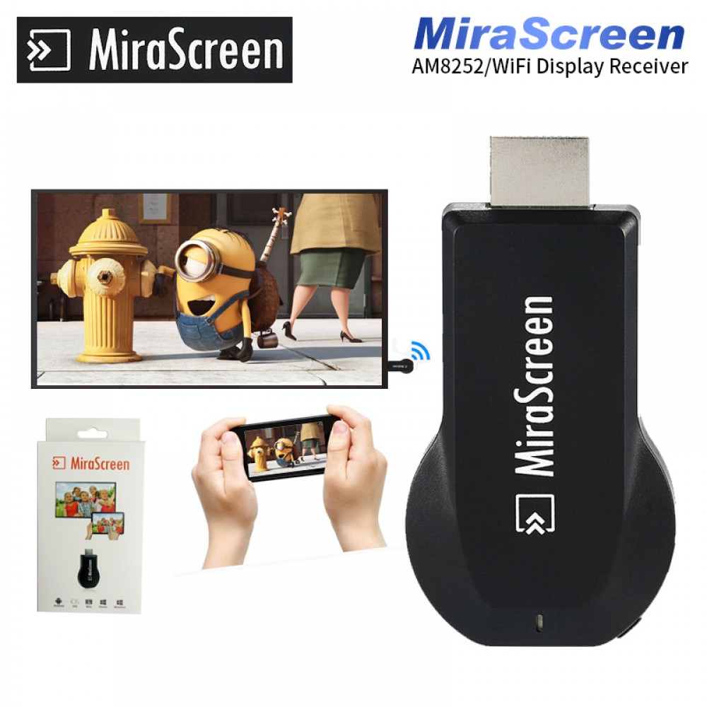 TV stick DLNA Miracast airplay Mirroring dongle for iphone ipad android smartphone Wireless WiFi Mirroring screen device