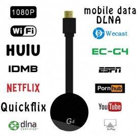 Wecast For Android IOS Google Chromecast 2 For Netflix YouTube Crome Chrome Cast For Mirascreen G4 Miracast HDTV Display Dongle