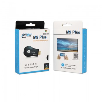 AnyCast M9 Plus 1080P Wireless WiFi Display TV Dongle Receiver HUB Android TV Stick DLNA Miracast for Phones Tablet PC PPT