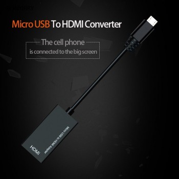 Micro USB to HDMI Adapter Cable Mirco USB to HDMI HD Conversion Cable for Mobile Phone Tablet PC and other Devices
