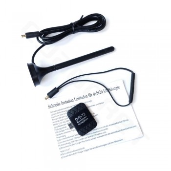 DVB-T2 DVB-T HD Digital TV Tuner TV Receiver for Android Mobile Phone Tablet Pad TV HDTV Dongle with Micro USB Two Antenna