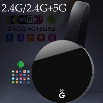 Dual Frequency 2.4G+5G 4K HD Chromecast HDMI Display Dongle WIFI Media Video Streamer Wireless For Google Chromecast