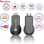 Anycast M100 2.4G/5G 4K Miracast Any Cast Wireless DLNA AirPlay HDMI TV Stick Wifi Display Dongle Receiver for IOS Android PC