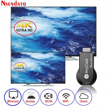 Anycast M100 2.4G/5G 4K Miracast Any Cast Wireless DLNA AirPlay HDMI TV Stick Wifi Display Dongle Receiver for IOS Android PC