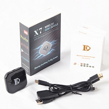 2019  1080P tv stick x7 WiFi hdmi dongle RK3036 chip support AirPlay/dlna/miracast/chromecast ,netfliex,youtube,muti-screen