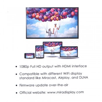 New Hot M2 wireless hdmi wifi display allshare cast dongle adapter miracast TV stick Receiver Support windows ios andriod