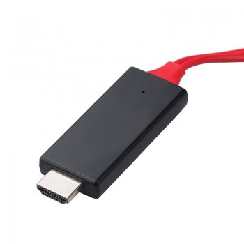 kebidumei HDMI Cable HD 1080P Adapter For Lighting Cable Adapter HDTV TV 8 Pin For Apple iPhone X 8 plus 7 plus
