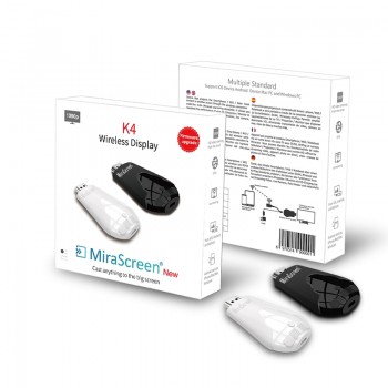 Mirascreen K6 4k HD quality 4K*2K HD 2.4G/5G Dual Band PC Android TV stick pk K4 Adapter TV dongle Miracast any cast chromecast