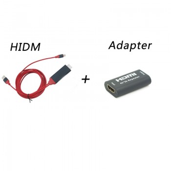 1080P Full-HD HDMI Mirroring Airplay Cable Lighting to HDTV cable For IOS Smart Phone HDMI USB Wired TV Stick for iPhone Series