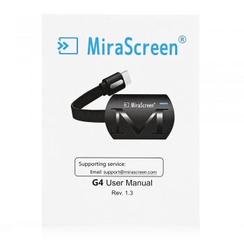 MiraScreen G4 TV Stick Anycast HDMI Dongle Receiver 2.4G WiFi Display Miracast Airplay DLNA Mini PC Android TV