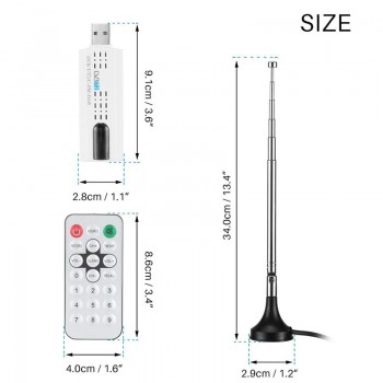kebidumei USB DVB-T/DVB-T2 TV Stick Receiver Tuner DVB T/C/T2+FM+DAB HDTV Digitale Satellite Antenna Receiver DVBT DVBT2 DVB-C