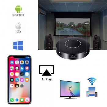 Car Auto Media DLNA Miracast Airplay Screen Mirroring Dongle TV Stick Digital Wireless HDMI AV RCA Output Video Streamer Display