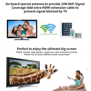 2018 Q1 Miracast TV Stick WIFI Display Dongle HDMI 1080P TV Stick WIFI Display Receiver Dongle For IOS Andriod Windows