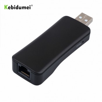 Kebidumei 300Mbps Universal Wireless TV Network Wifi Adapter WPS 300Mbps RJ-45 Wi-fi Repeater for Samsung LG Sony TV