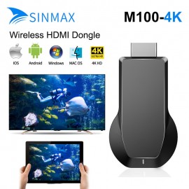 Anycast 4K Wifi Display Donge TV stick MiraScreen 2.4G/5G 4K HD Wireless HDMI Miracast TV Stick For ios mac Android wireless