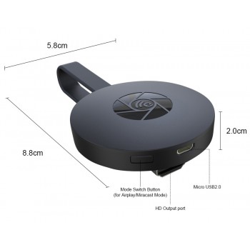 MiraScreen G2 MINI PC Android Media Player TV Stick Push cast Wifi Display Receiver Dongle Android DLNA Wireless Air play