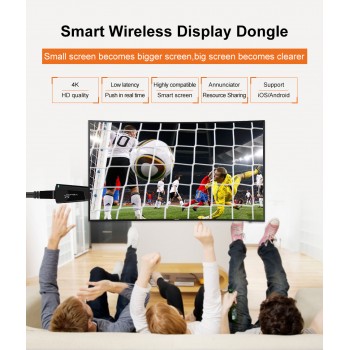 4K 3840*2160 TV Stick Wireless Media Streaming HDMI miracast youtube 2.4G/5.8G  wifi tv Dongle airplay for andriod ios