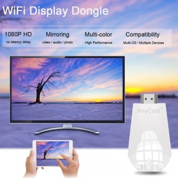 AnyCast K4-1 TV Stick Android Wireless WiFi DisplayTV Dongle Receiver 1080P HD Miracast Airplay DLNA Mirroring