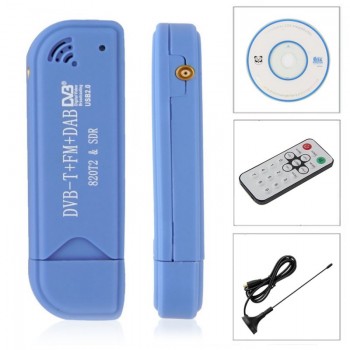 USB 2.0 Software Radio DVB-T RTL2832U+R820T2 SDR Digital TV Receiver Stick Hot Product