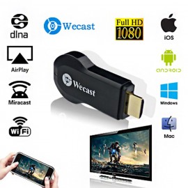 Wecast C2+ Wireless WiFi Display TV Dongle HDMI Streaming Media Player Airplay Mirroring Miracast DLNA for Android/IOS/Windows