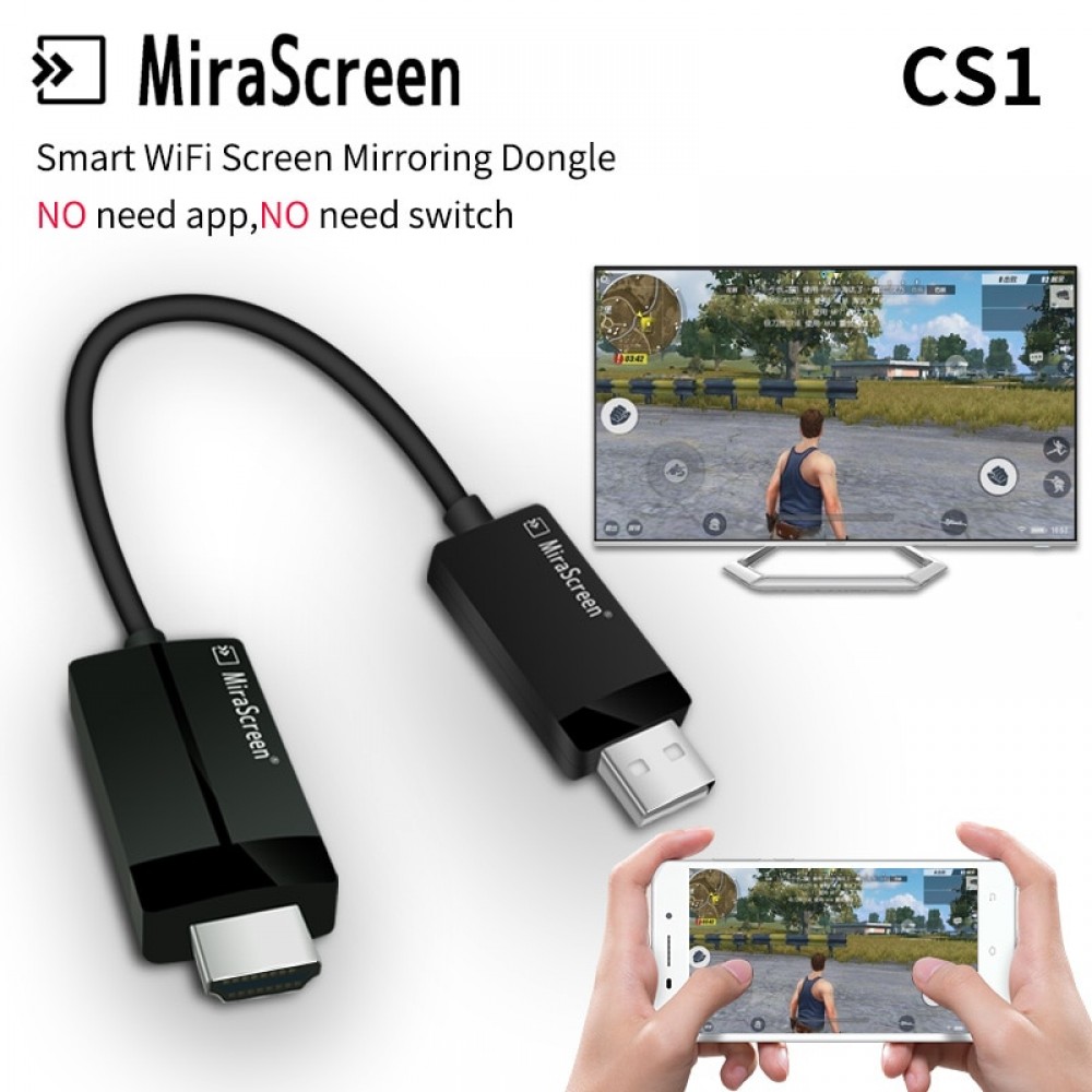 cs1 TV Stick adapter wifi 2.4Ghz display Wireless Receiver TV dongle DLNA 1080P HD  Miracast External Mirroring For  ios/android