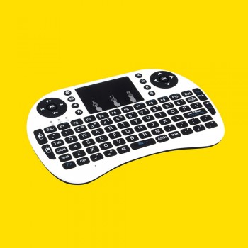 ZKMAGIC I8 2.4GHz Mini Wireless Backlit Keyboard Touchpad Mouse LED Backlit AAA*2 Battery for Smart TV Mini PC