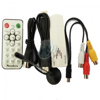 Digital USB 2.0 Analog TV Stick for Worldwide TV Tuner Receiver FM Radio with Remote Control for PC Laptop,Free Shipping