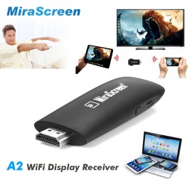 MiraScreen A2 Wireless HDMI Dongle  2.4GHz WiFi Display Receiver 1080P  Media TV Stick Support Miracast Airplay DLNA Linux