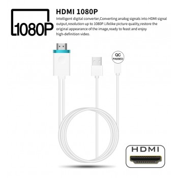 MiraScreen Stick HD tv Cable for apple USB Screen Mirroring TV Dongle 1080P HD cromecast for iphone 6s plus iphone8 7plus x ipad
