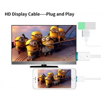 MiraScreen Stick HD tv Cable for apple USB Screen Mirroring TV Dongle 1080P HD cromecast for iphone 6s plus iphone8 7plus x ipad