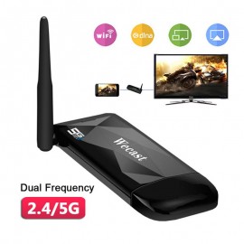 Wecast 2.4/5G Wireless WIFI Miracast Airplay DLNA Display TV Dongle RK3036 Mirroring 1080P HDMI Streaming Media Adapter