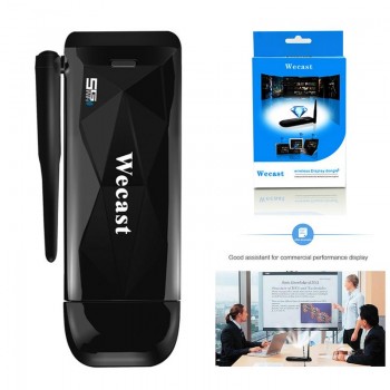 Wecast 2.4/5G Wireless WIFI Miracast Airplay DLNA Display TV Dongle RK3036 Mirroring 1080P HDMI Streaming Media Adapter