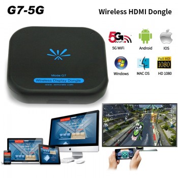 New TV Stick G7 5Ghz High Speed WiFi Display TV Dongle Support Miracast Airplay DLNA for Apple Android