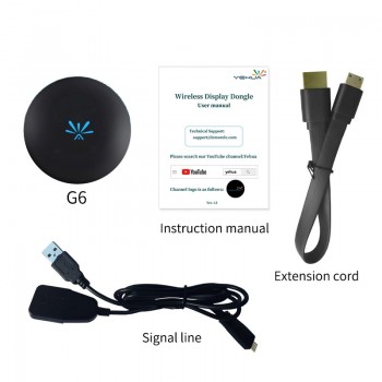 Free Shipping Mini G6 Wireless WiFi Display TV stick Mirascreen Dongle Android Miracast  for netflix youtube