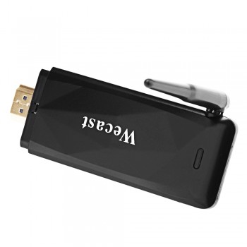 Wecast E3 DLNA Airplay WiFi Display Miracast TV Dongle HDMI Receiver Mini Android TV Stick Full HD RK3036 with External Antenna