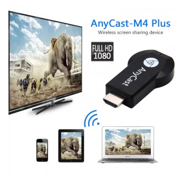 1pcs TV stick Anycast m4 plus Chromecast 2 mirroring multiple  for Android Cast HDMI WiFi Dongle 1080P for tv hot sale