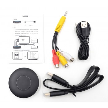 Auto Car Media DLNA Miracast Airplay Screen Mirroring TV Stick Digital Wireless HDMI AV RCA Output Video Streamer Display Dongle