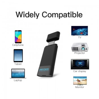 Vention EZCast 2.4G/5G Wireless HDMI Receiver WiFi Display Dongle Adapter 1080P Smart TV Dongle Stick for Android IOS Windows