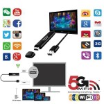 5G Wireless Display Receiver Dongle Miracast Airplay Dlna HDMI Wifi Mirrorr Cast TV Dongle Stick For Netflix Android IOS Windows
