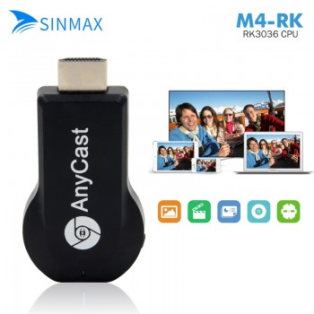Anycast M4 plus 1080P Wireless HDMI Media Video Wi-Fi Display dongle mini pc Android TV Stick adapter  DLNA Airplay Miracast